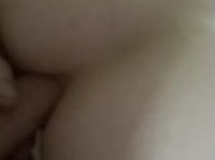 Spitroast fantasies while sexy hubby bare fucks my hungry hole (no cumshot)