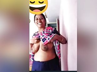 Today Exclusive -desi Bahbhi Shows Her Boobs And Pussy