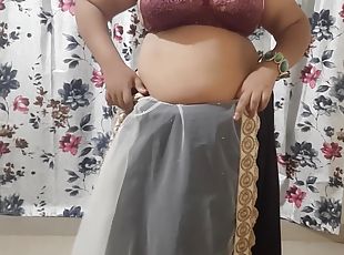 Hot Naughty Indian Desi Bhabhi Getting Ready For Her Secret Boyfriend