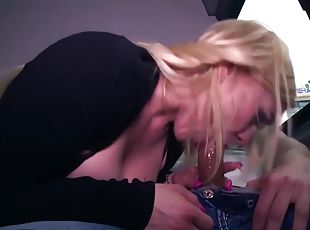 Busty Blonde German Babe Celina Davis Gets Cum On Tits In Wild Bus Fuck
