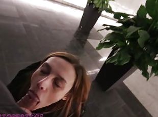 Public Blowjob In A Crowded Mall! GOT CAUGHT!