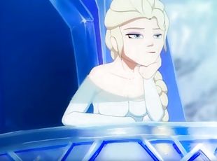 Big minotaur fucks Elsa and fills her with cum