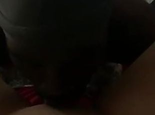 He caught me recording him licking my pussy