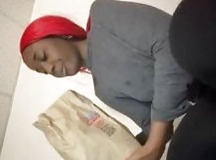 Homeless Girl Begging For A High Pay Easy Job Eating Wendy’s Mukbang