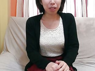 Hairy Pussy Japanese MILF Takes Cock POV