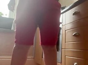 cul, grosse, pisser, chatte-pussy, amateur, mature, lesbienne, belle-femme-ronde, décapage, cuisine