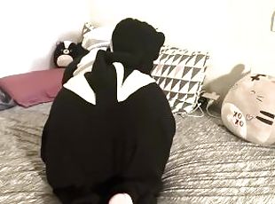 You've been SKUNKED!!  Skunkgirl Onesie Farts