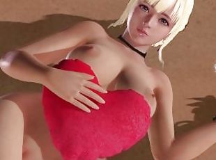 Dead or Alive Xtreme Venus Vacation Fiona Valentine's Day Heart Cushion Pose Nude Mod Fanservice App