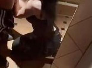 British chavs public toilet sex