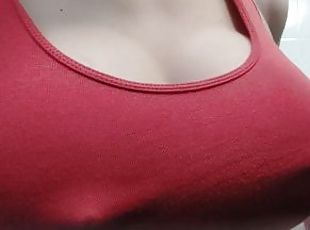Expanding breastplate in red shirt 3