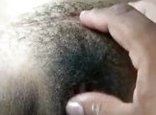 making girlfriend cum, clit rub