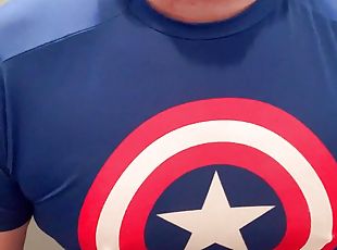 Captain America Under Armour spandex flex