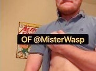 Irish Man About to Cum