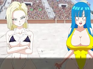 Super Slut Z Tournament Hentai game Ep1 Android 18 sex fight