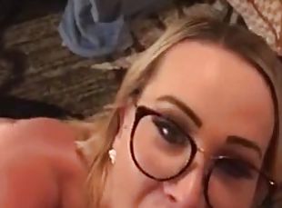 Slut wife sucking a strangers cock her profile in the description