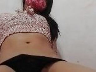 Linda güera femboy tragona