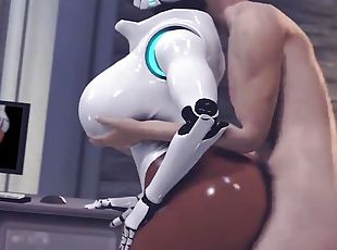 Happy Guy Testing New Sex Toy Robot 2