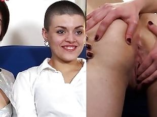 Ersties - Die 26-jhrige Brasilianerin Tumpie wird von Luna S gerimmt und gefingert