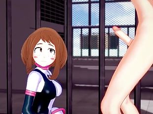 My Hero Academia Hentai - Ochaco Rooftop Orgasm