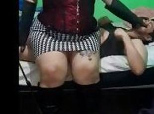 asyano, latina, bbw, pagsakay, ina-nanay-mother, latex, inupuan-sa-mukha, bota, balat-ng-baka, goma