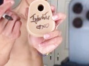 Asian boy self fucks with a pierced dick & Tyler Wu fleshlight