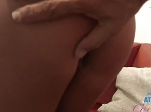 Blowjob and fucking all-natural babe Gia Dibella POV (Blonde and Busty)