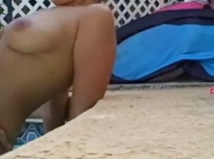 Sexual poolside fun in Florida