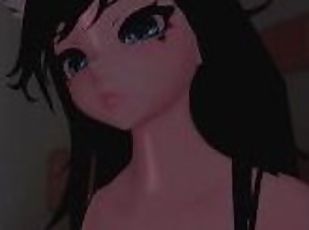 Busty VRChat Mommy fucks herself IRL but forgets to hang up on Facetime~ (LEWD sounds + moans 3)