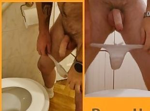 Dual view pissing