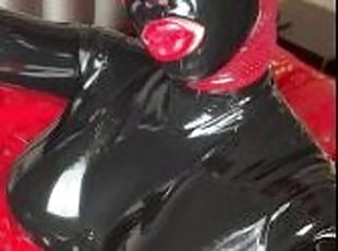 Miss Fetilicious BTS Heavy rubber shoot