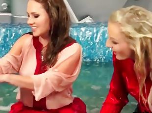 Naughty European Schoolgirls Get Messy