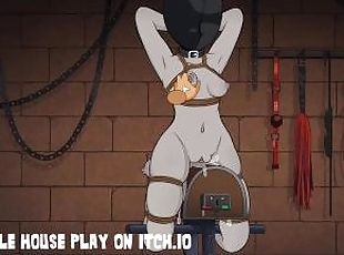 Raven Teen Titans Rope Bondage Spanking Boob Play Squeeze BDSM - Hole House