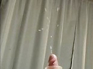 HUGE CUM GEYSER from pocket pussy - LOUD ORGASM