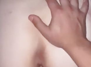 Morning sex with 18 year old teen fucked on all fours and cumshot in the ass