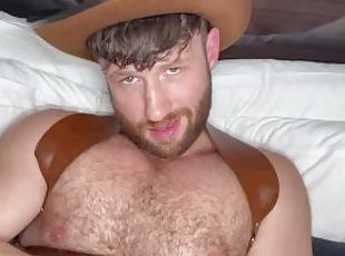 MENPOV Hairy Cowboy Hunk Rides A Hard Cock On Halloween