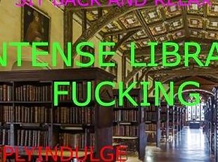 RISKY PUBLIC SEX IN A LIBRARY (ASMR AUDIO) INTENSE DIRTY PUBLIC FUCKING